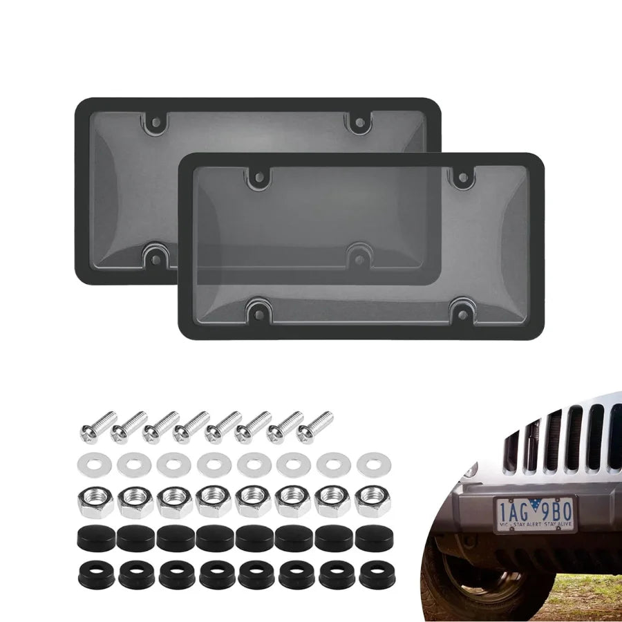License Plates Cover with Frame