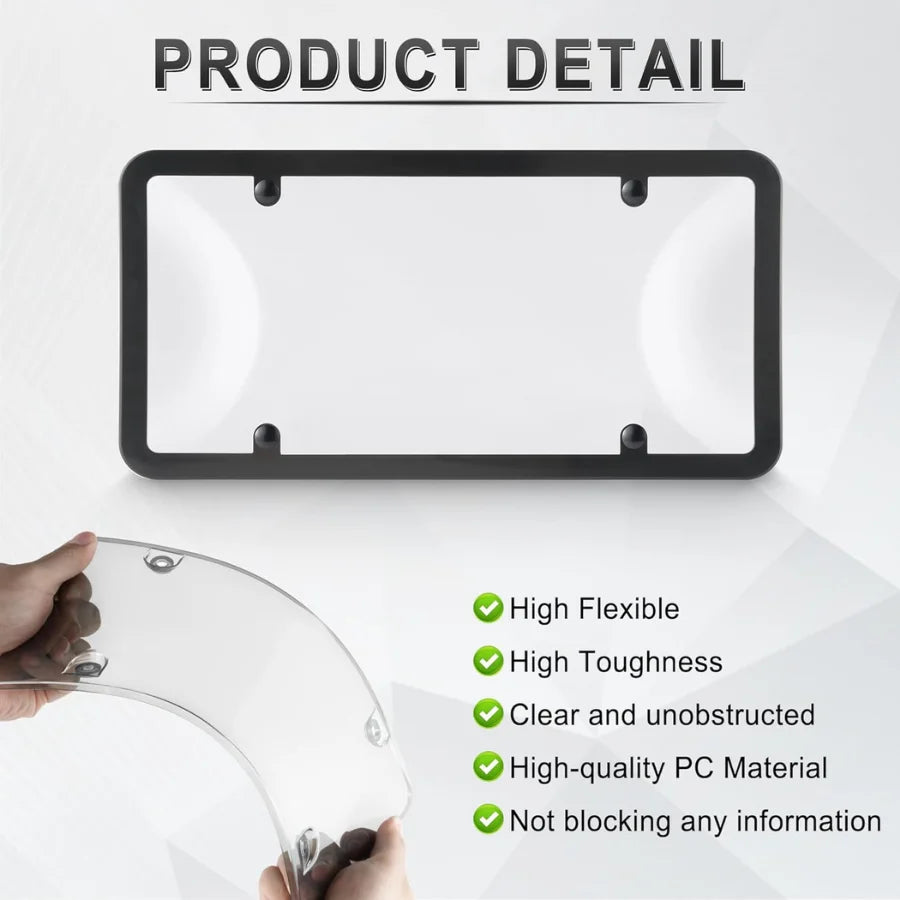 License Plates Cover with Frame