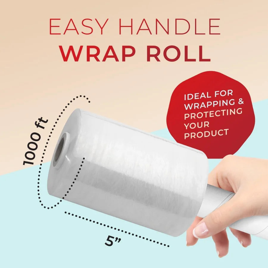 Plastic Stretch Handle Roll-Pack of 10