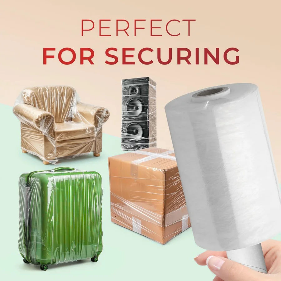 Plastic Stretch Handle Roll-Pack of 10