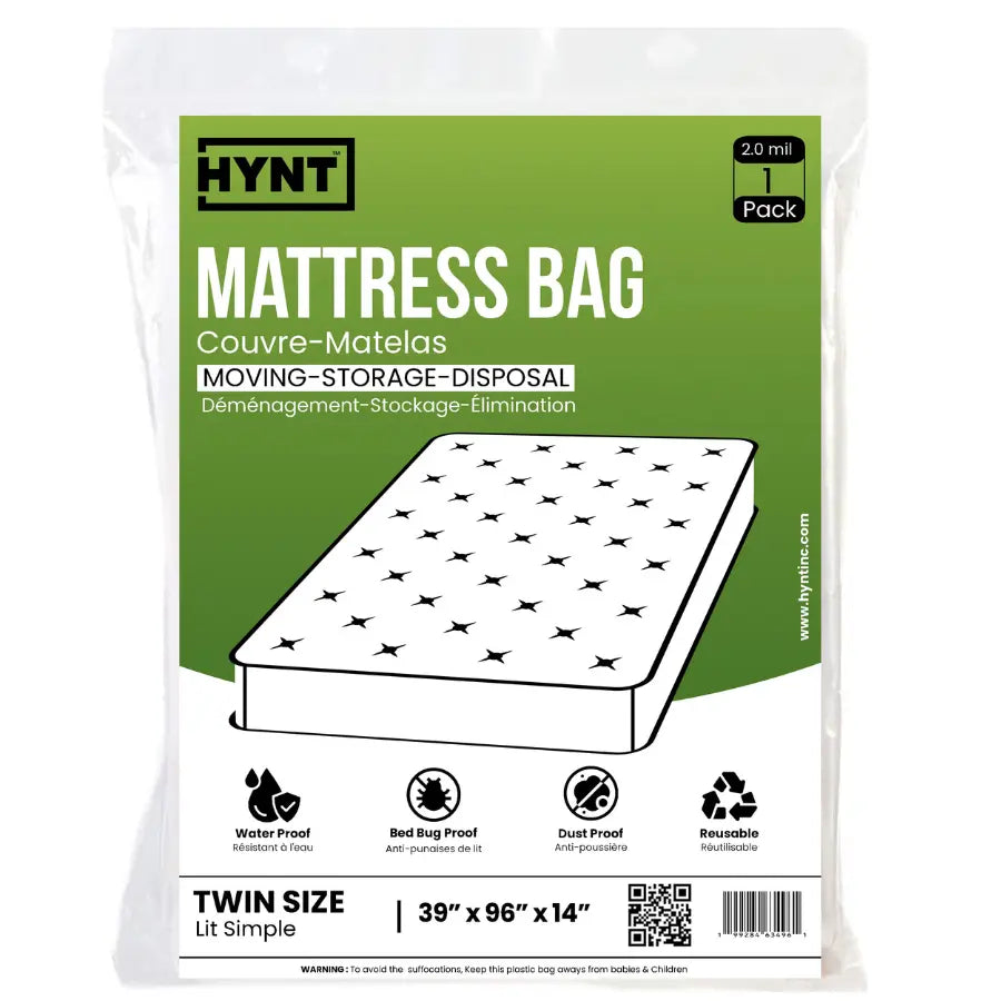 Mattress Bags for Moving, Storage & Disposal