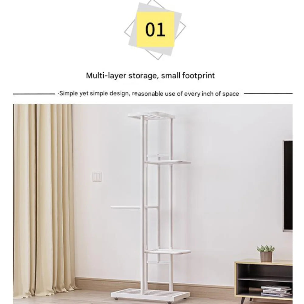 Metal 5 & 7 Potted Plant Stand Multiple Flower Pot Holder