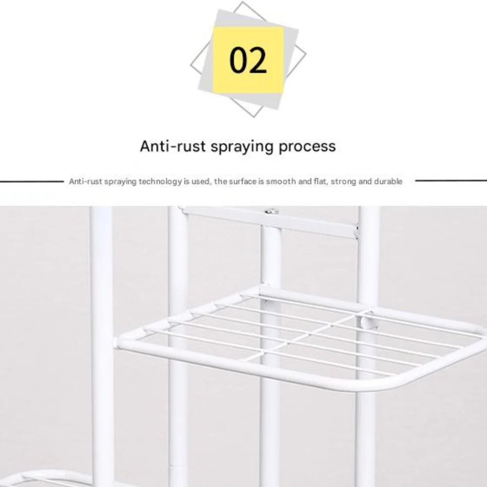 Metal 5 & 7 Potted Plant Stand Multiple Flower Pot Holder