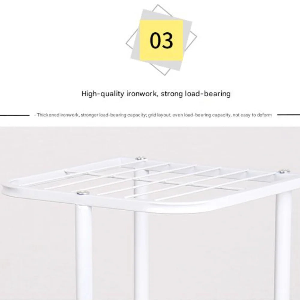 Metal 5 & 7 Potted Plant Stand Multiple Flower Pot Holder