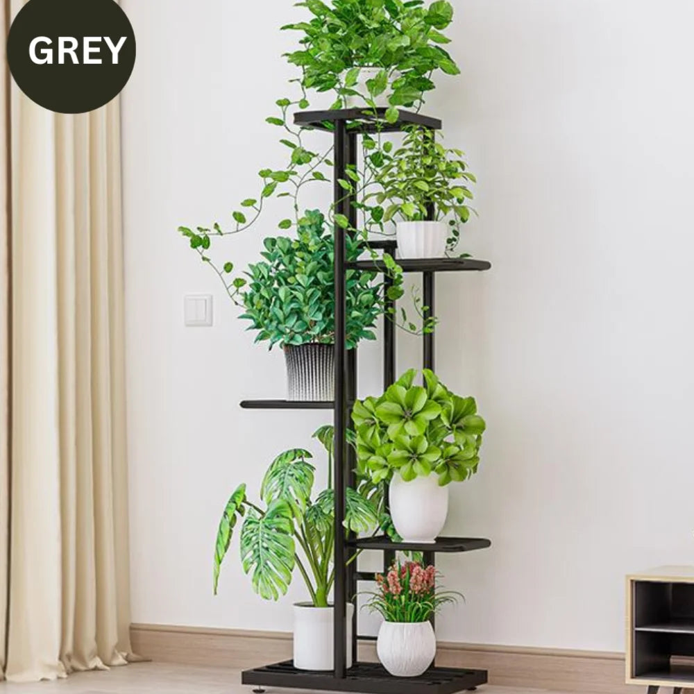Metal 5 & 7 Potted Plant Stand Multiple Flower Pot Holder