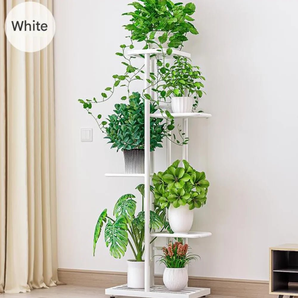 Metal 5 & 7 Potted Plant Stand Multiple Flower Pot Holder