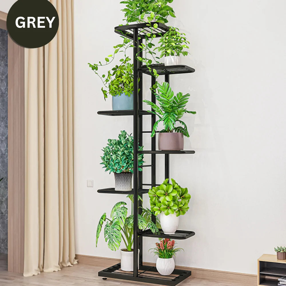 Metal 5 & 7 Potted Plant Stand Multiple Flower Pot Holder