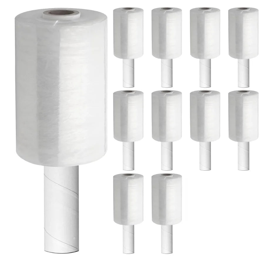 Plastic Stretch Handle Roll-Pack of 10