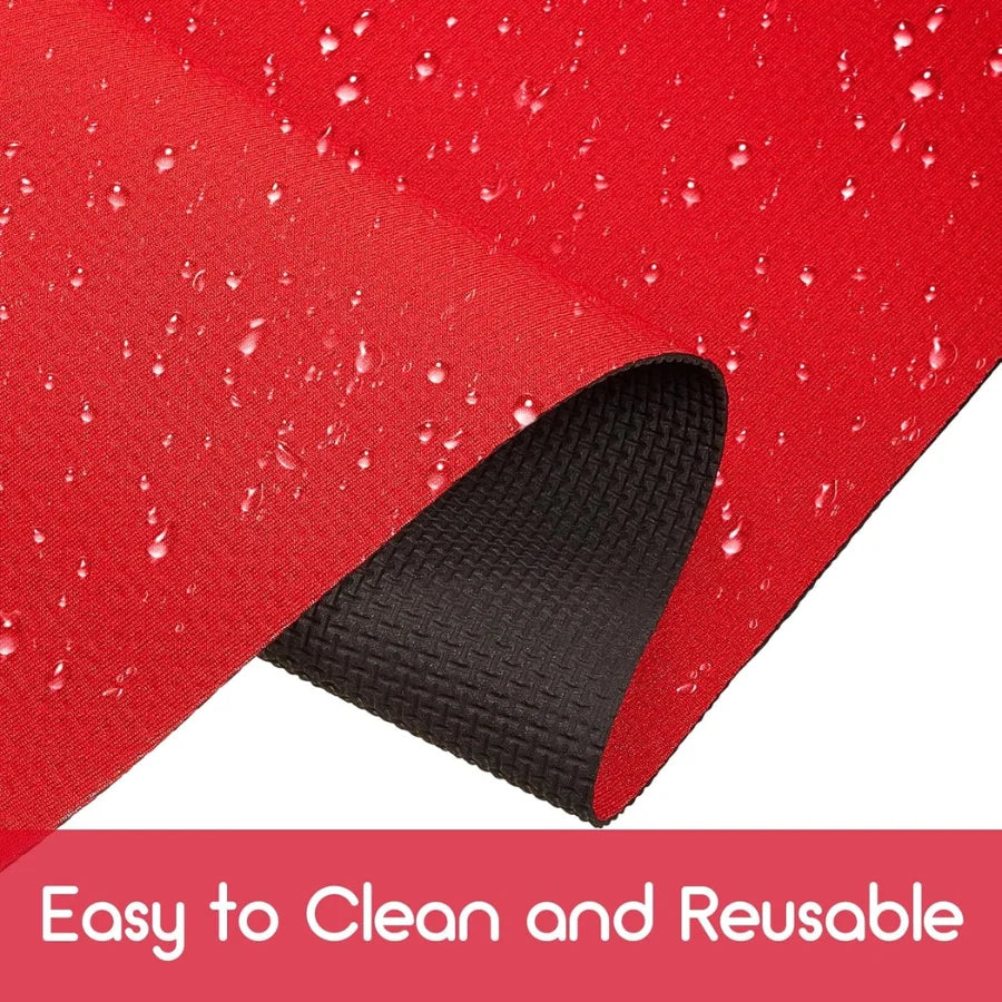 Neoprene Floor Runner Red