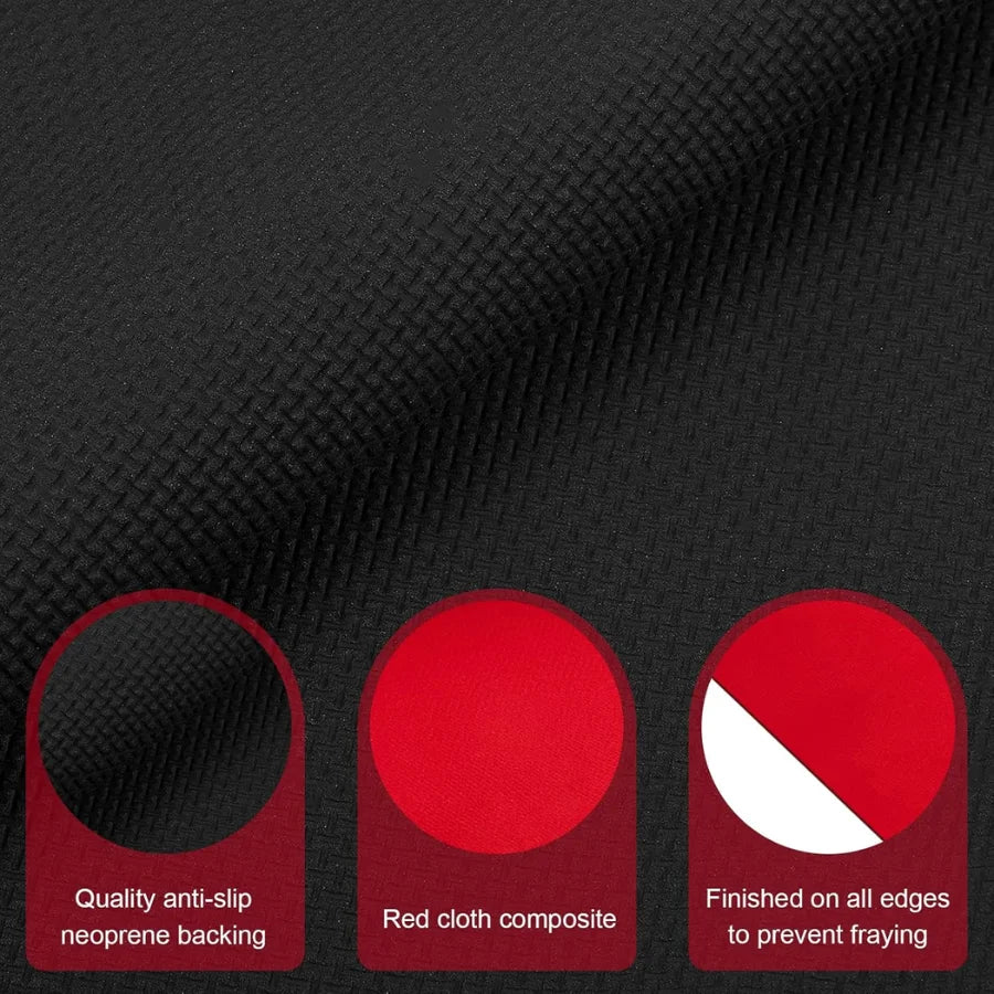 Neoprene Floor Runner Red